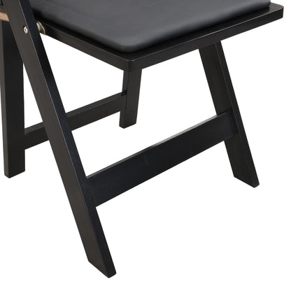 Upholstered folding chair, space saving, easy to carry, 4PCS, Dining room