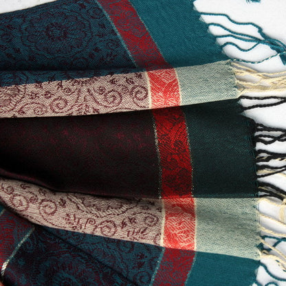 Blancho Bedding -Pa-a13-1 Fantasy Stars & Flowers Fashion Revitalized Style Luxurious Silky Soft Pashmina/Shawl/Scarf