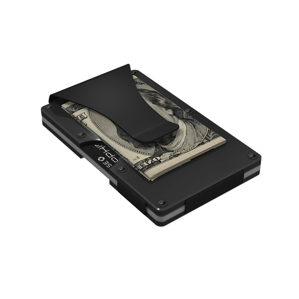 Gunmetal Aluminum Money Clip