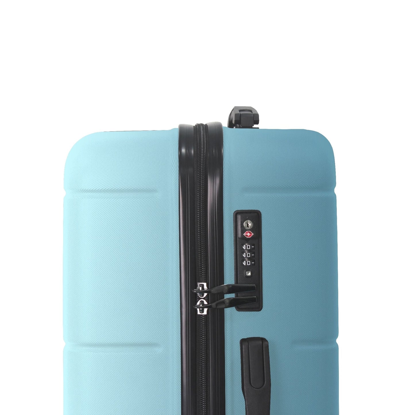 Luggage Sets ABS Hardshell 3pcs Luggage, Lightweight Durable Suitcase sets Spinner Wheels Suitcase with TSA Lock 20''24''28'' Available(Blue)