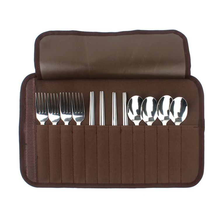 Outdoor Tableware Set Camping Barbecue Tableware Picnic Bag
