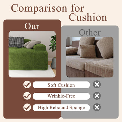 Modern Sofa Bed,Velvet Sleeper Couch,3 Seater Tufted Sofa,And Adjustable Backrests For Small Spaces, Living Room, Bedroom