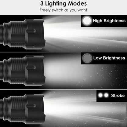 Portable LED Rechargeable Flashlight for Night Walking