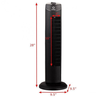 Fantask 35W 28 Inch Quiet Bladeless Oscillating Tower Fan