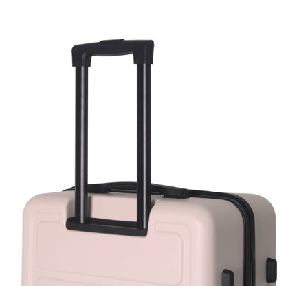 Luggage Sets ABS Hardshell 3pcs Luggage, Lightweight Durable Suitcase sets Spinner Wheels Suitcase 20''24''28'' (PINK)
