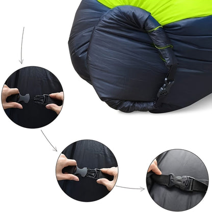 Inflatable Lounger, Portable,Waterproof For Backyard Lakeside Beach Traveling Camping Picnics & Music Festivals Camping, Lazy Inflatable Sofa