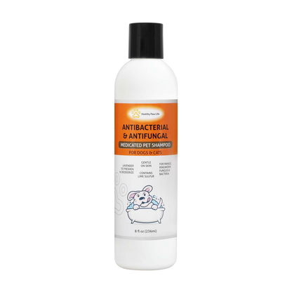 Lime Sulfur Pet Shampoo - Pet Care and Veterinary Solution for Itchy and Dry Skin - Safe for Dog;  Cat;  Puppy;  Kitten;  Horse