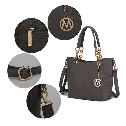 MKF Collection Rylee Vegan Leather Women Tote Handbag by Mia k