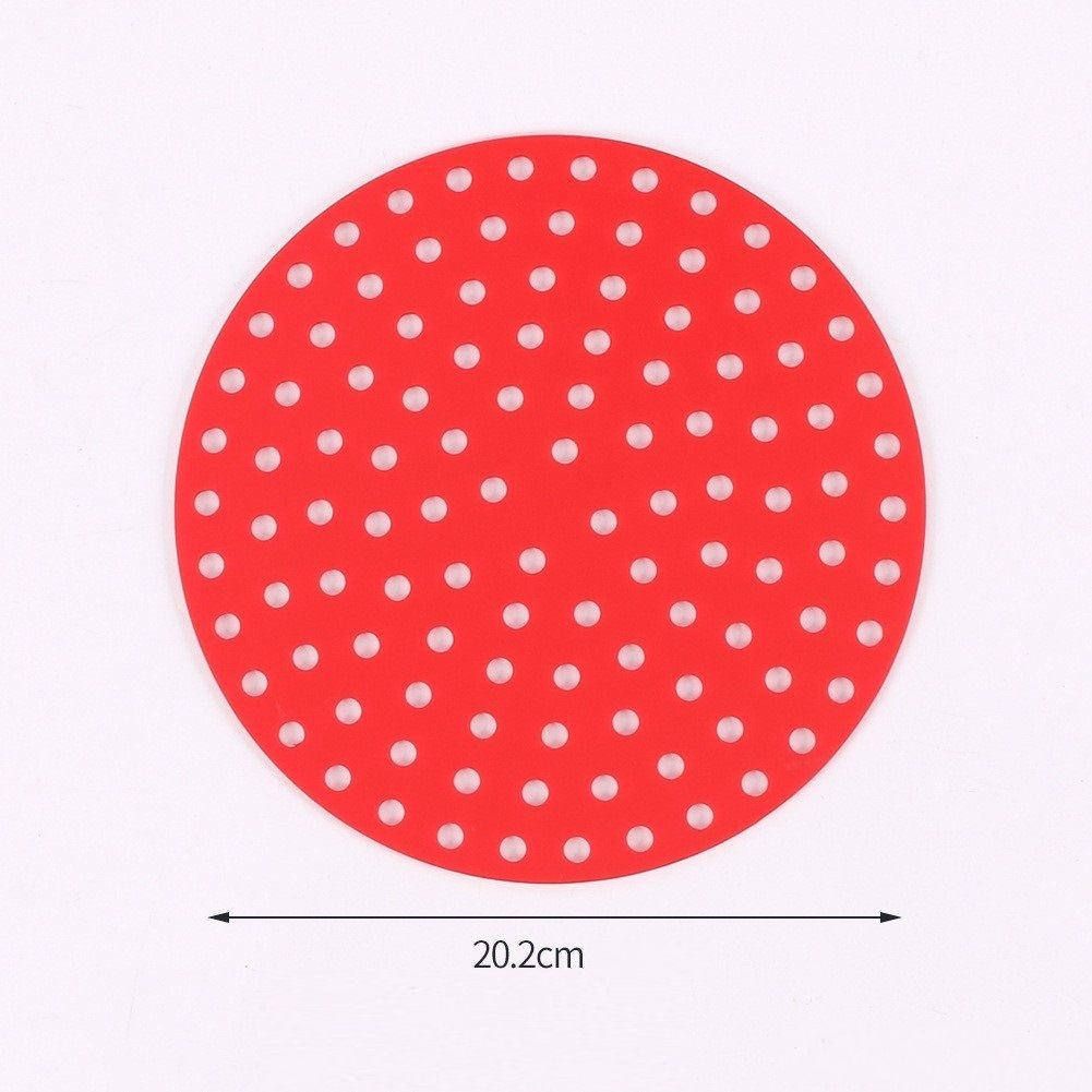 1pc 7.5in/8in/9in Air Fryer Liner Silicone Air Fryer Mat