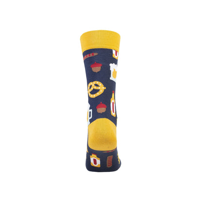 Colorful Funny Combed Cotton Crew Socks