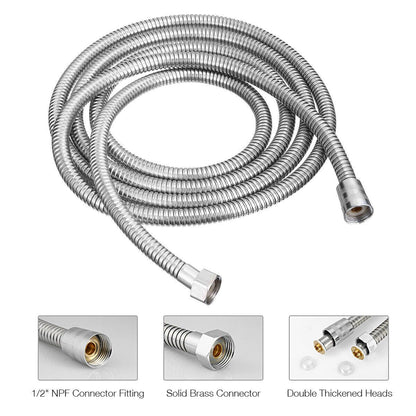 2 m / 3 m / 79" / 118" Shower Water Hose Shower Head Stainless Steel Flexible Replacement Hose