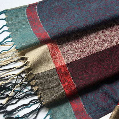 Blancho Bedding -Pa-a13-2 Fantasy Stars & Flowers Fashion Revitalized Style Luxurious Silky Soft Pashmina/Shawl/Scarf
