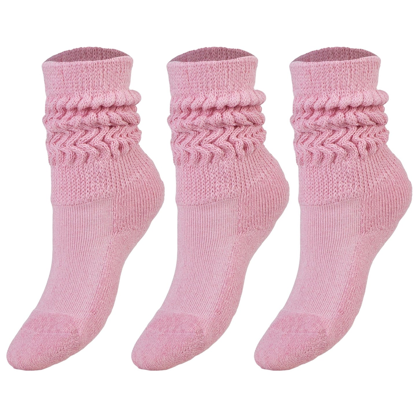 3 Pairs Kids Slouch Socks