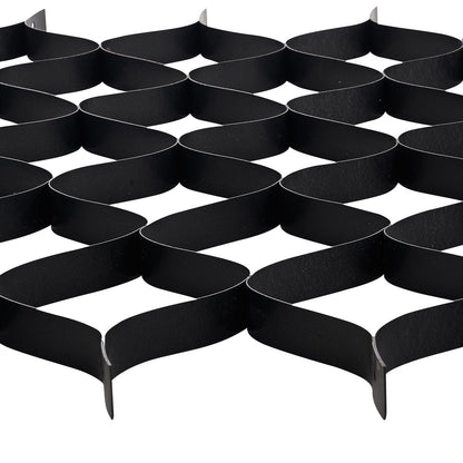 VEVOR Gravel Grid, 2 Inch Depth, 26.87 x 3.94 FT / 8200 x 1200 mm, 1880 LBS Per Sq ft Grass Ground Retainer, Permeable Geo Grids Driveway Stabilization, for Garden, Patio, Walkway, RV Parking Slopes