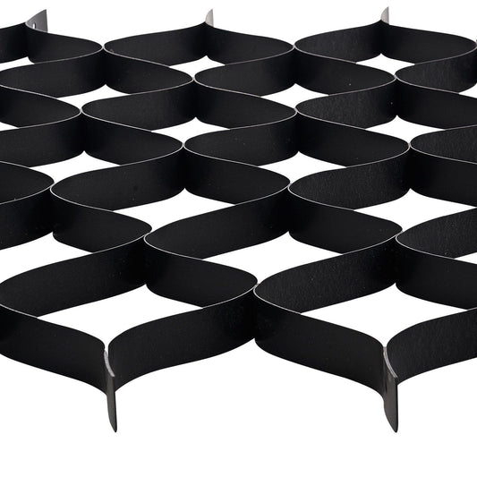 VEVOR Gravel Grid, 2 Inch Depth, 26.87 x 3.94 FT / 8200 x 1200 mm, 1880 LBS Per Sq ft Grass Ground Retainer, Permeable Geo Grids Driveway Stabilization, for Garden, Patio, Walkway, RV Parking Slopes