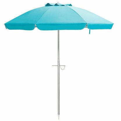 6.5 Feet Beach Umbrella with Carry Bag without Weight Base