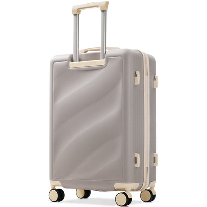 Luggage Set 3 Piece, Lightweight Durable ABS Suitcases with Spinner Wheels and TSA Lock, Carry-on & Checked Travel Luggage (20"/24"/28")