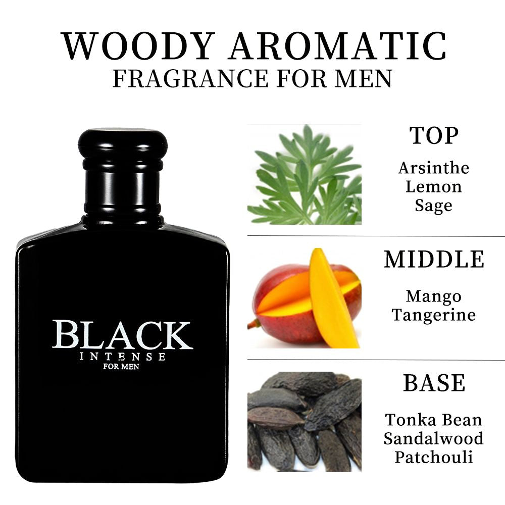 [Long-Lasting Eau De Toilette] Long-Lasting 3.4fl.oz Men's Eau De Toilette Spray - Sage,Absinthe,Lemon Flavor Perfume -Perfect for Dating,Daily Life,Parties,Gift Giving,Valentine's Day And Other