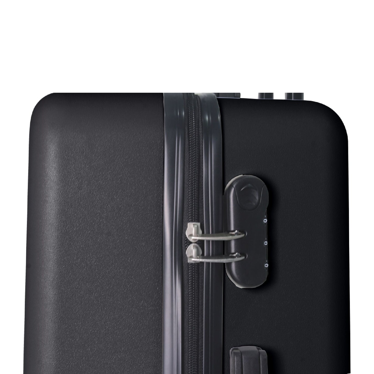 Luggage Sets ABS Hardshell 3pcs Luggage, Lightweight Durable Suitcase sets Spinner Wheels Suitcase 20''24''28'' (BLACK)