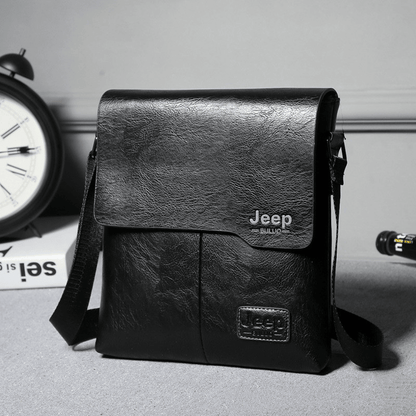 New Vertical Casual Briefcase Men's Business Document Bag Messenger Bag Shoulder Bag Card Bag Wallet