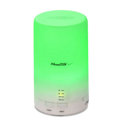 Ultrasonic Cool Mist Humidifier Mini Aroma Essential Oil Diffuser with Colorful Lights 4 Timer Settings