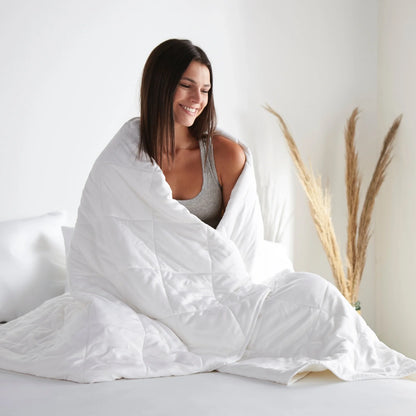 Bamboo Duvet Comforter Moisture Wicking All Season Temperature Regulating