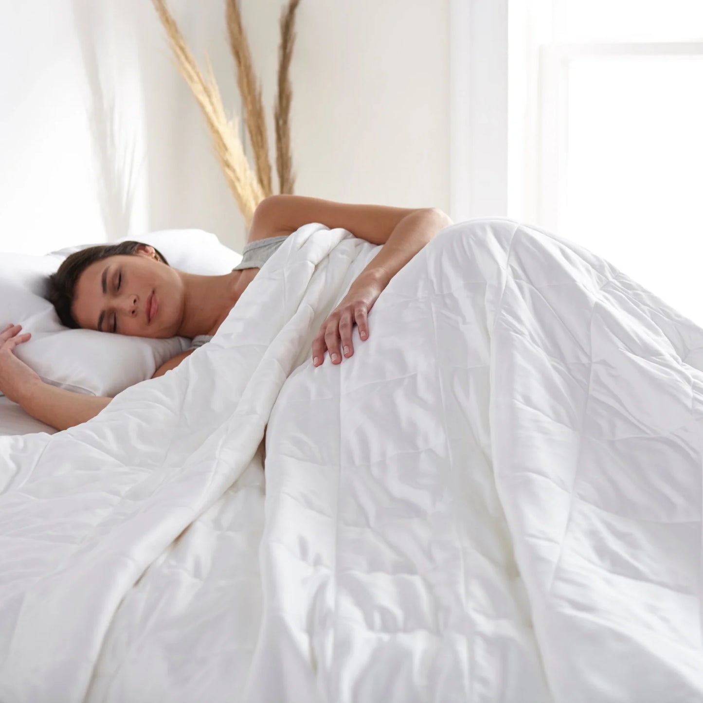 Bamboo Duvet Comforter Moisture Wicking All Season Temperature Regulating