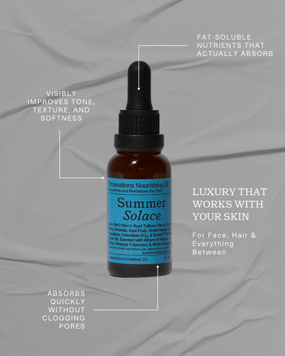 Emanations Profound Face Oil – Deeply Nourishing Tallow, Emu Oil, Champa, Tuberose & White Ginger Lily