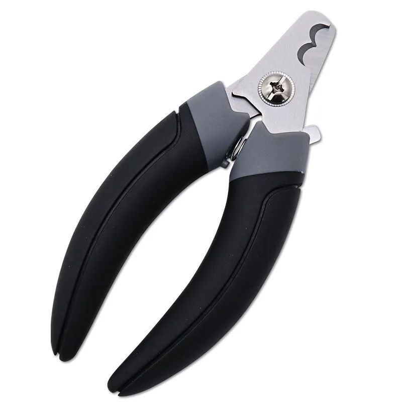 Stainless Steel Half Moon Blade Nailclippers Household Cat Claw Nail Cutters Beauty Clippers For Pets Cats Dog Supplies