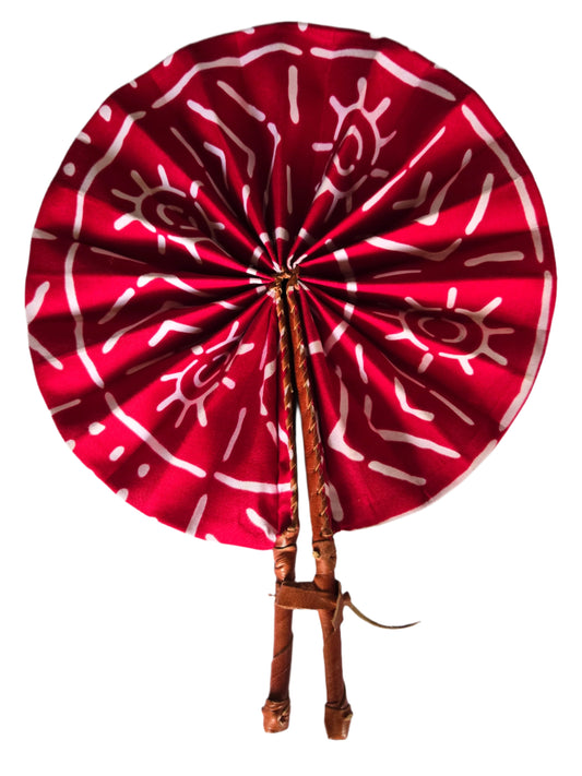 Ghanaian Fabric Fan - AB105