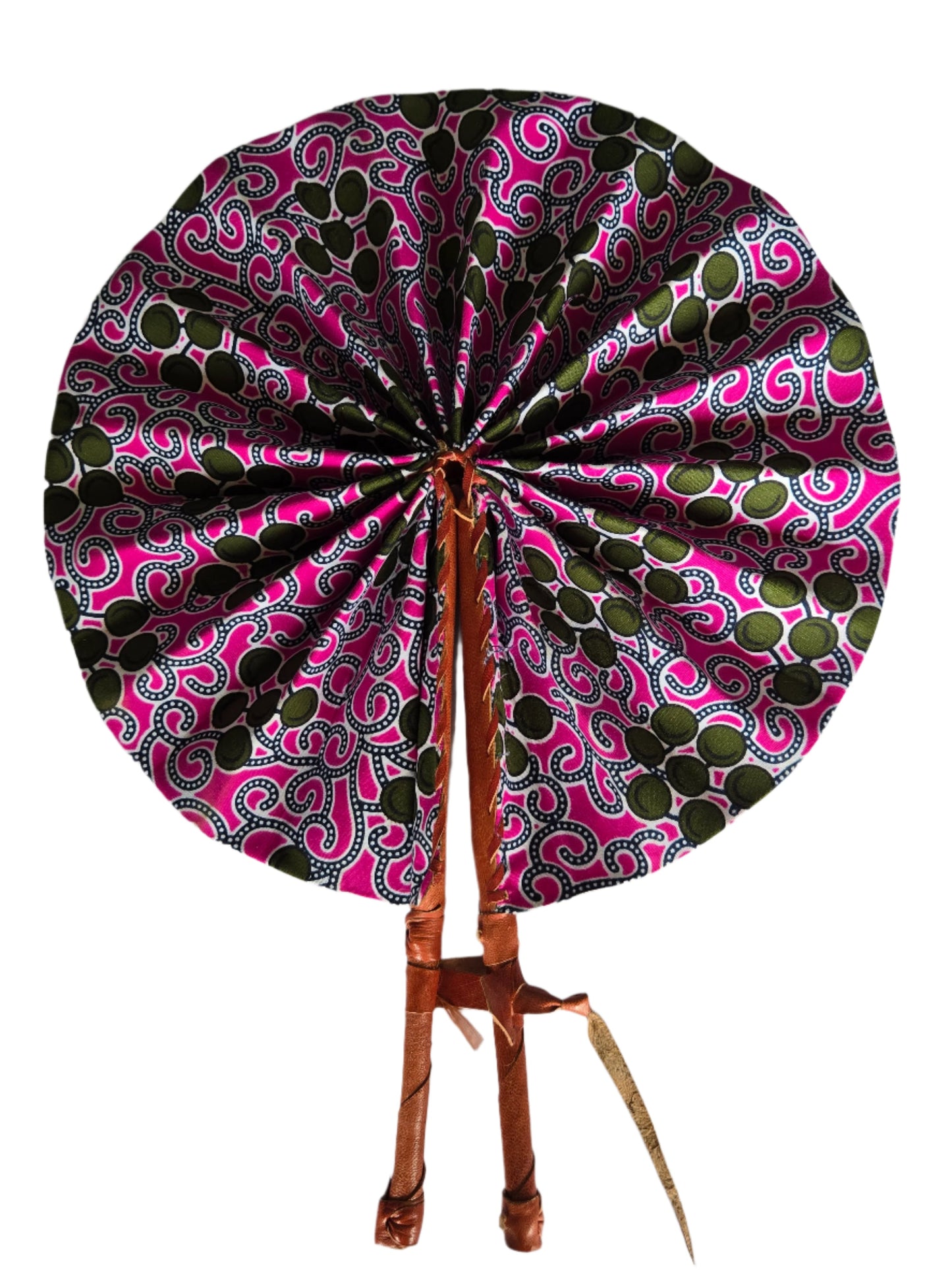 Ghanaian Fabric Fan - AB123