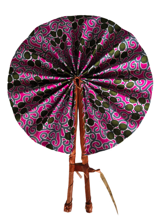 Ghanaian Fabric Fan - AB123