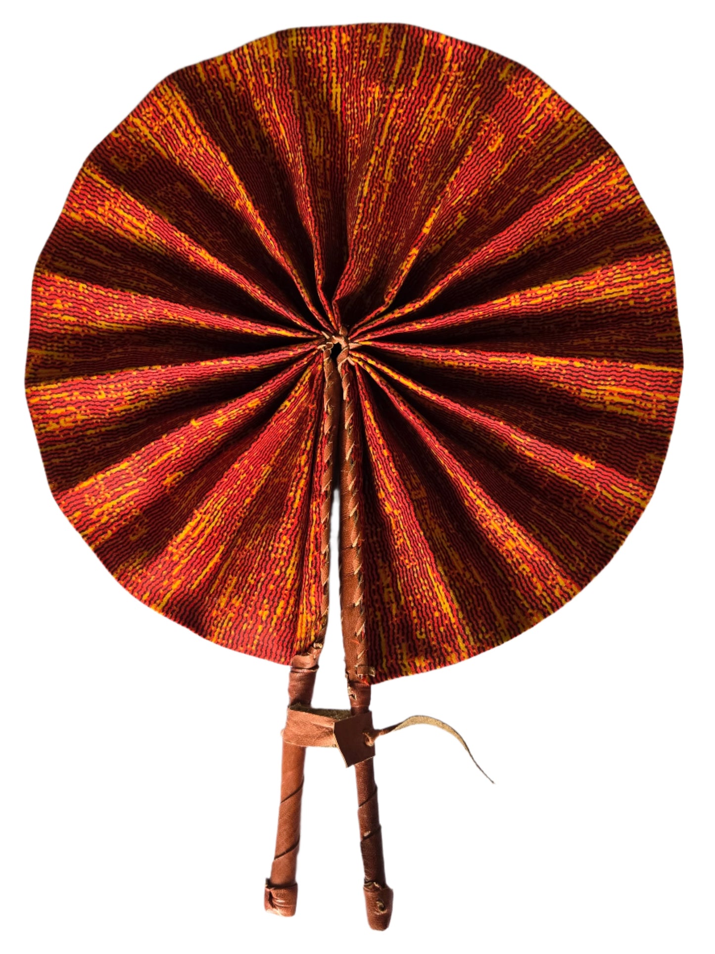 Ghanaian Fabric Fan - AB090