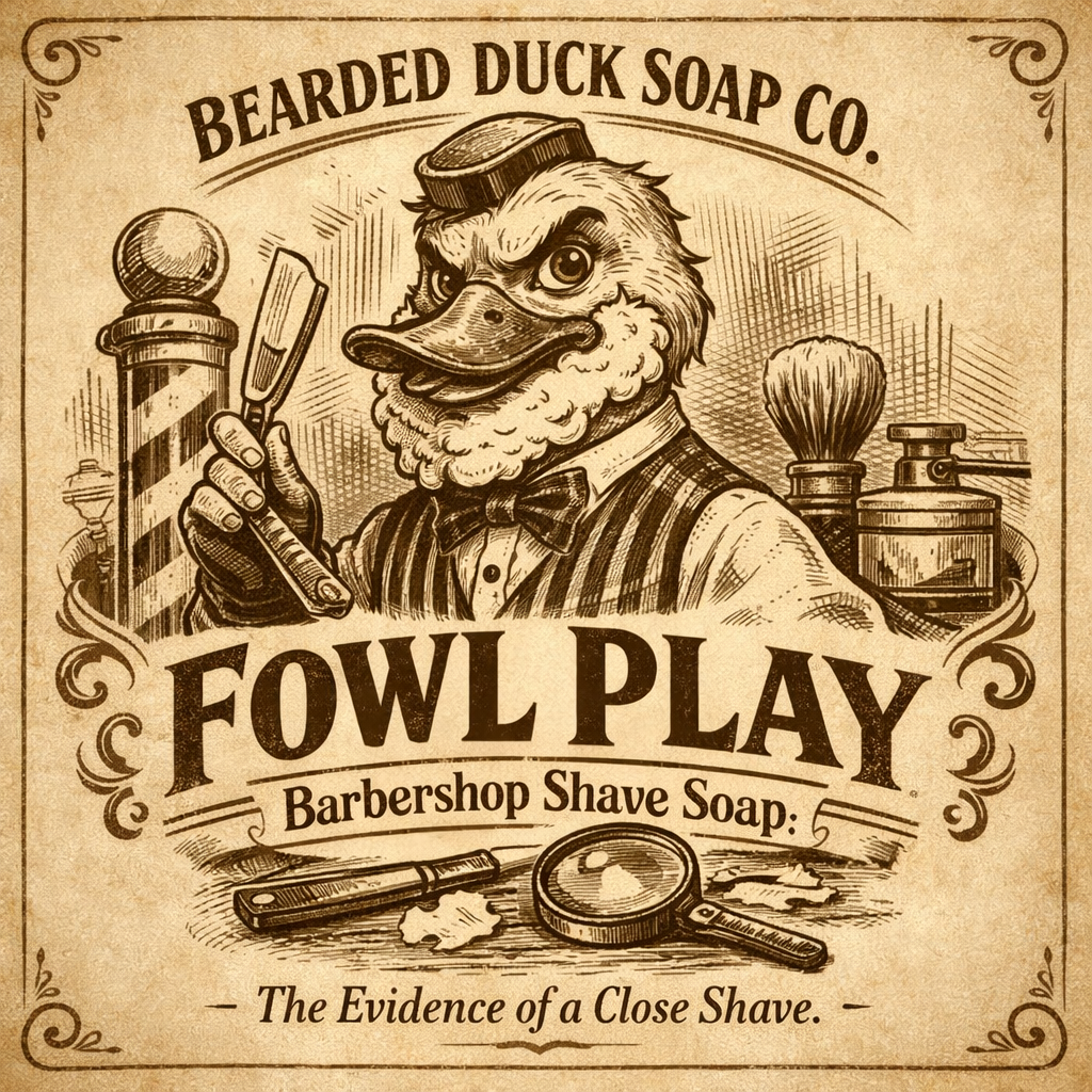 Fowl play shave soap