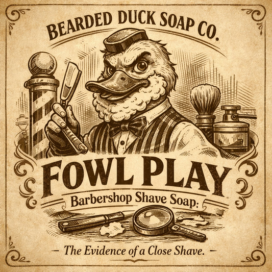 Fowl play shave soap