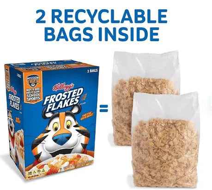 Kellogg's Frosted Flakes Cereal 55 oz – Sweet Crunchy Breakfast