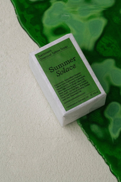 Gardener’s Charcoal Soap – Deep Cleansing Bar | Cedar & Lime