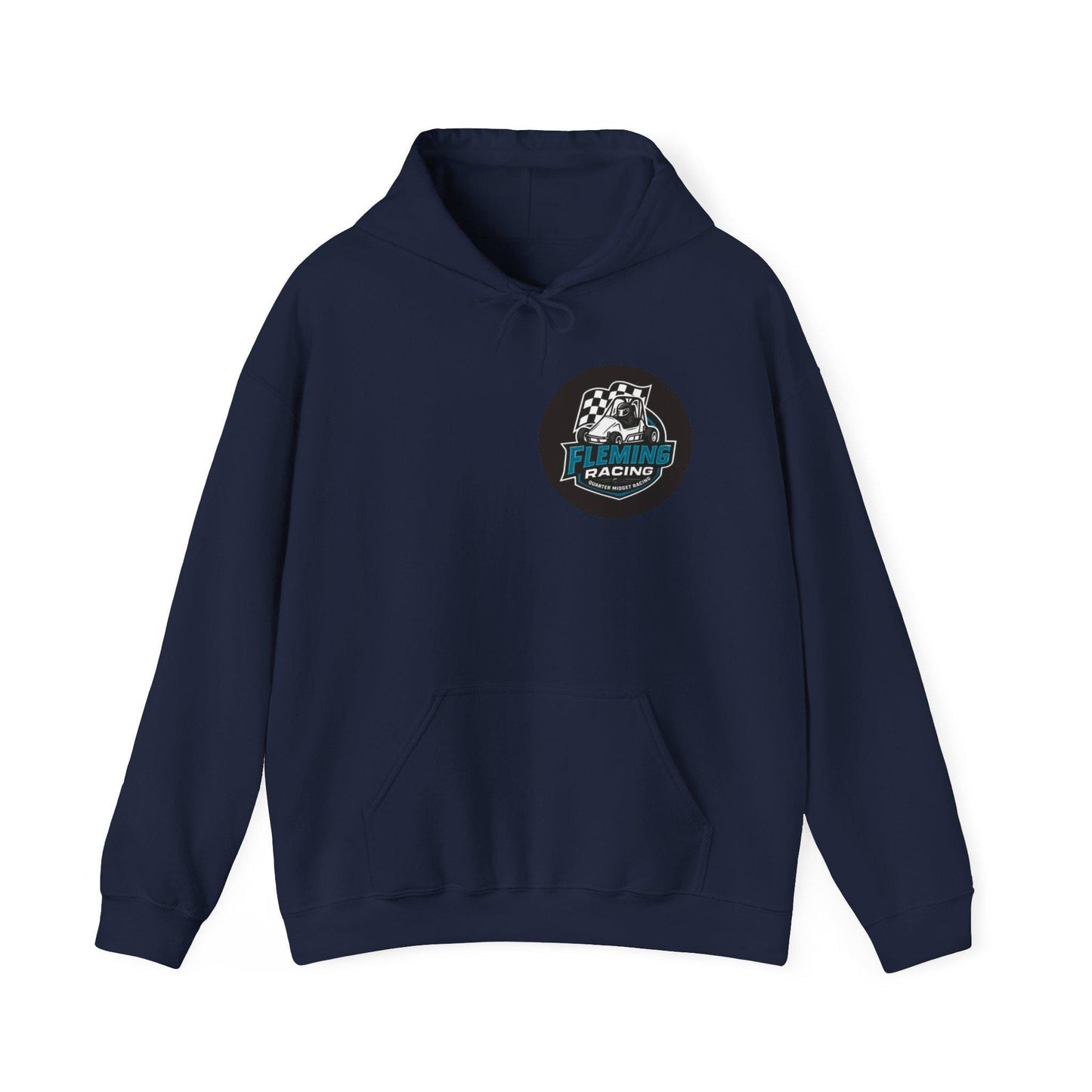 Fleming Racing Logo Hoodie | Racing Emblem Pullover