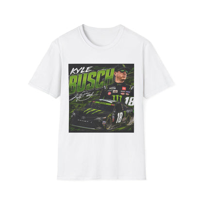 Kyle Busch Racing Graphic T-Shirt | NASCAR Driver Helmet Car Design