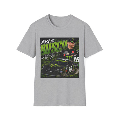 Kyle Busch Racing Graphic T-Shirt | NASCAR Driver Helmet Car Design