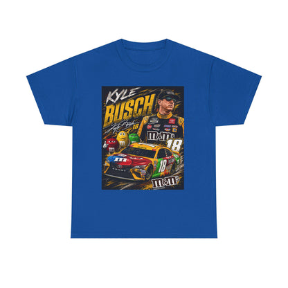 Kyle Busch Racing Tee | M&M's No.18 NASCAR Driver Shirt