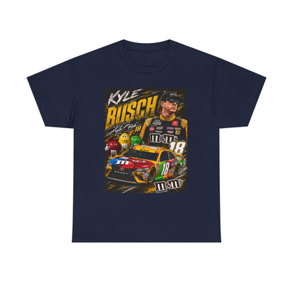 Kyle Busch Racing Tee | M&M's No.18 NASCAR Driver Shirt