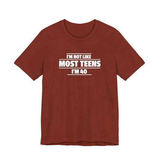 Confident Forty And Thriving Tee