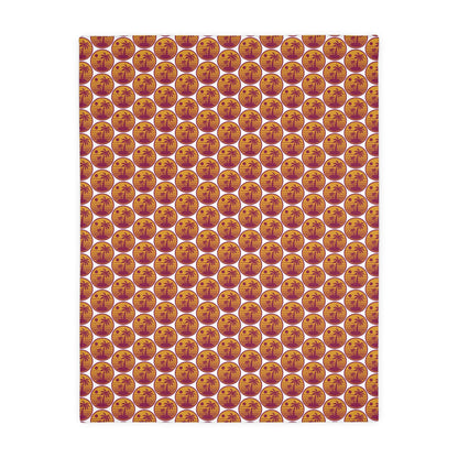 Celestial Pumpkin Pattern Blanket  Cozy Halloween Velveteen Throw