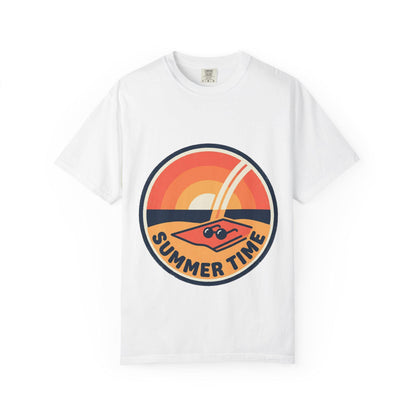 Summer Time Retro Sunset T-Shirt Vintage Beach Vibes Tee