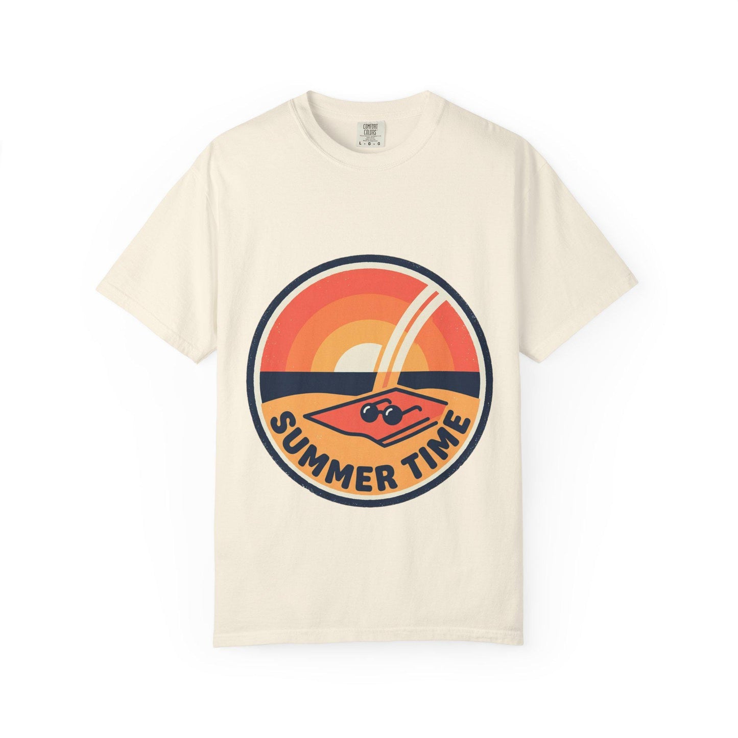 Summer Time Retro Sunset T-Shirt Vintage Beach Vibes Tee