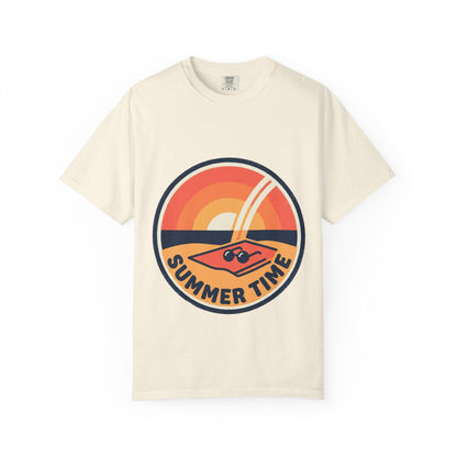 Summer Time Retro Sunset T-Shirt Vintage Beach Vibes Tee