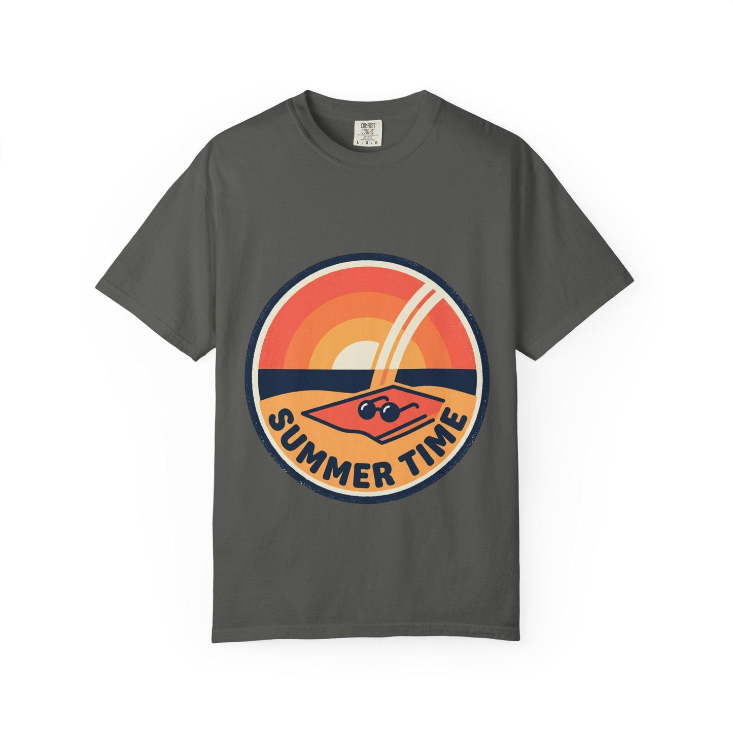Summer Time Retro Sunset T-Shirt Vintage Beach Vibes Tee