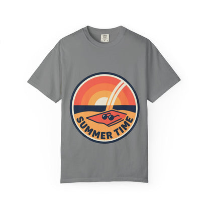 Summer Time Retro Sunset T-Shirt Vintage Beach Vibes Tee