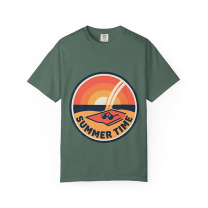 Summer Time Retro Sunset T-Shirt Vintage Beach Vibes Tee